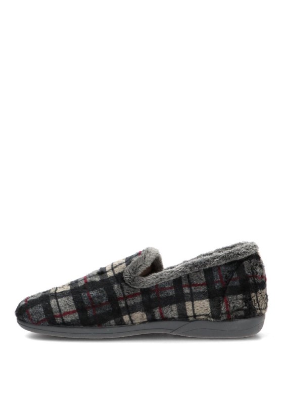 Zapatillas de casa cerradas VULCA-BICHA 640 para hombre gris textil