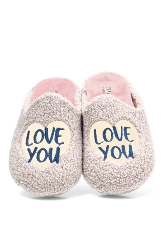 Zapatillas de casa con detalle de corazón de mujer VULCA-BICHA 4339