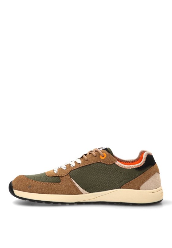 Deportivo kakhi con suela plana de hombre MUSTANG 85003
