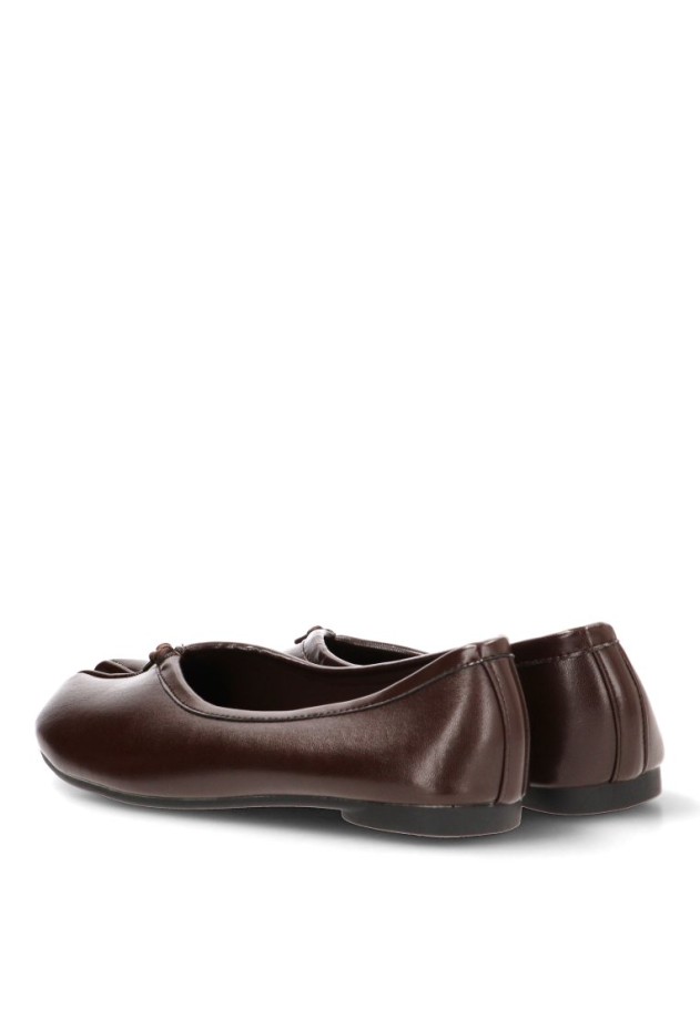 Bailarina con suela plana de mujer CEREZA P156