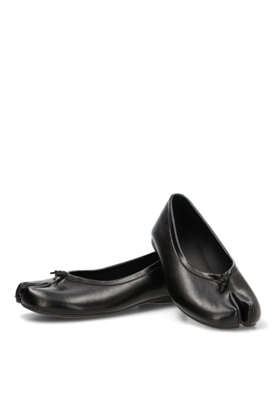 Bailarina negra con suela plana de mujer CEREZA P156