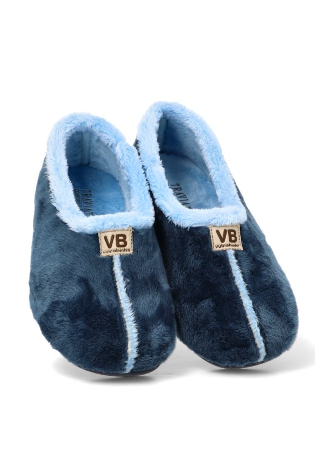 Zapatillas casa con forro abrigo de mujer VULCA-BICHA 4306