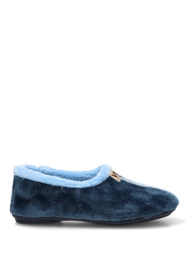 Zapatillas casa con forro abrigo de mujer VULCA-BICHA 4306