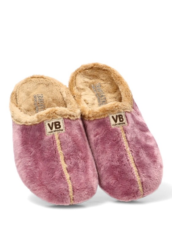 Zapatillas de casa malva para mujer VULCA-BICHA 4311