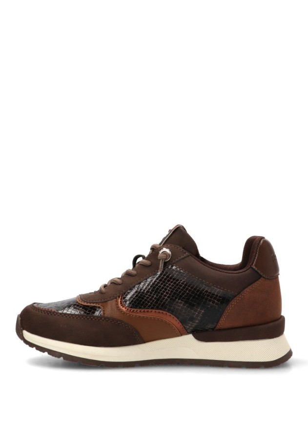 Deportivo casual marrón de mujer REFRESH modelo 176109
