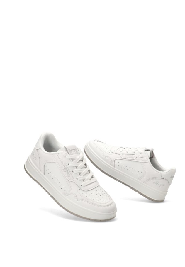 Deportivo blanco con suela plana de mujer REFRESH 176097