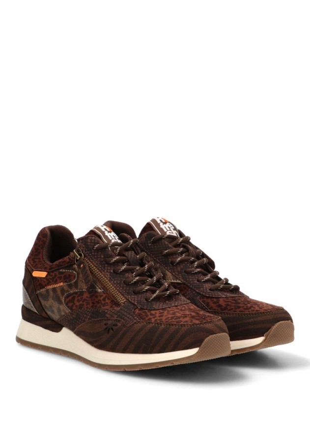 Deportivo marrón sintético para mujer REFRESH 176219