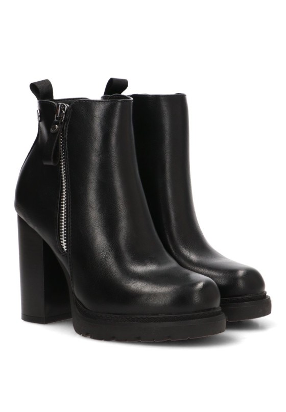 Botín negro con tacón alto de mujer REFRESH 172923