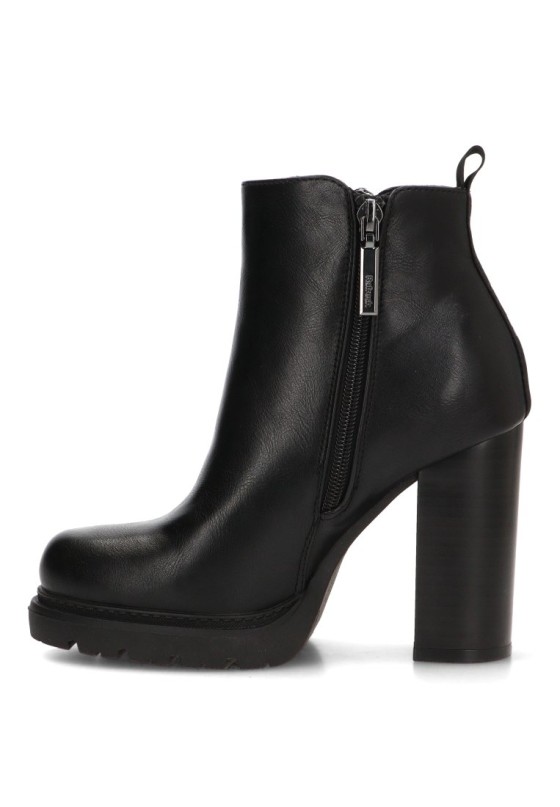 Botín negro con tacón alto de mujer REFRESH 172923