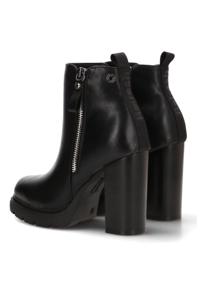 Botín negro con tacón alto de mujer REFRESH 172923