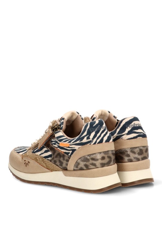 Deportivo casual beige de mujer REFRESH 176219