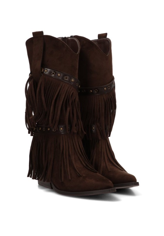 Bota café de mujer ETIKA 110569