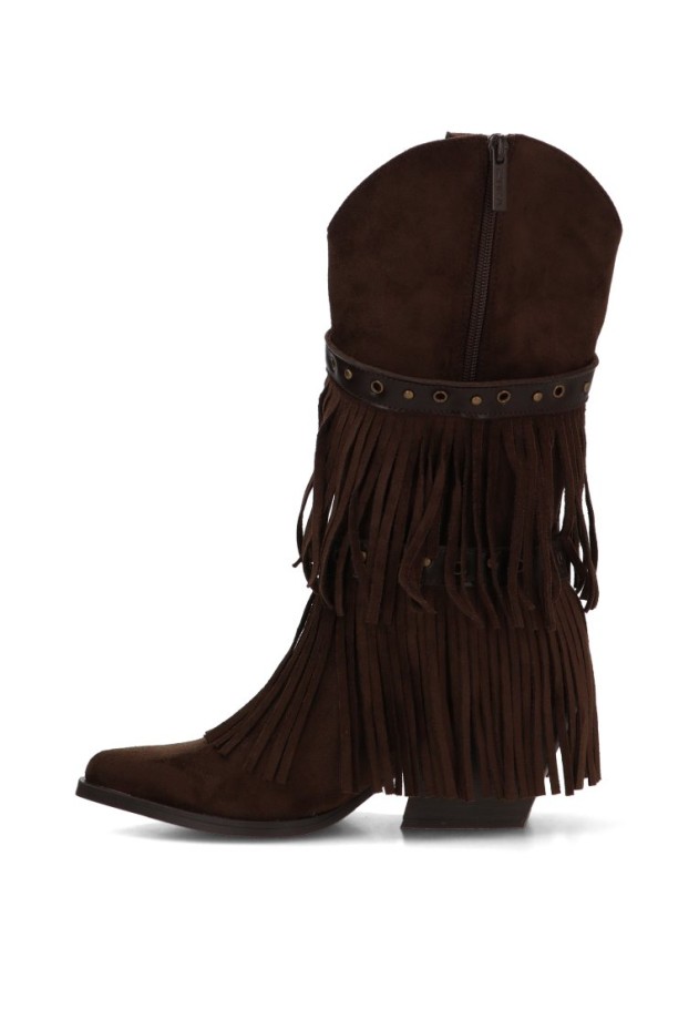 Bota café de mujer ETIKA 110569