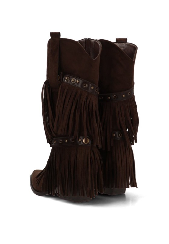 Bota café de mujer ETIKA 110569