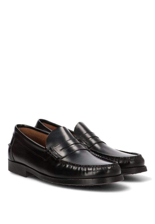 Mocasín de hombre en color negro DJ. SANTA 14026