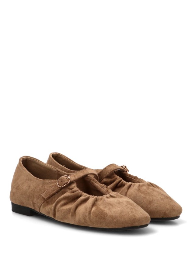 Bailarina taupe de mujer CEREZA modelo P154
