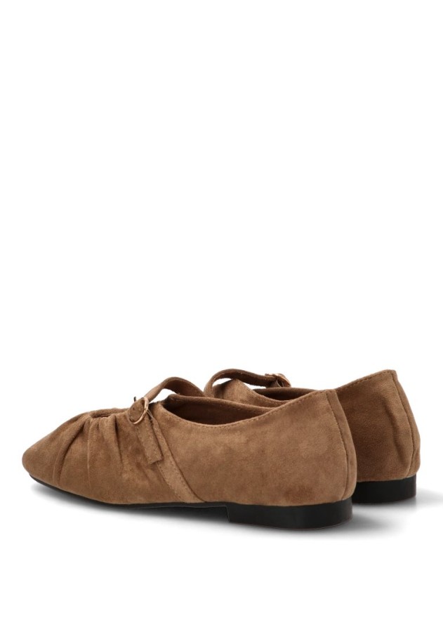 Bailarina taupe de mujer CEREZA modelo P154