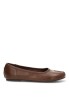 Bailarina marrón con suela plana de mujer MUSTANG 56265