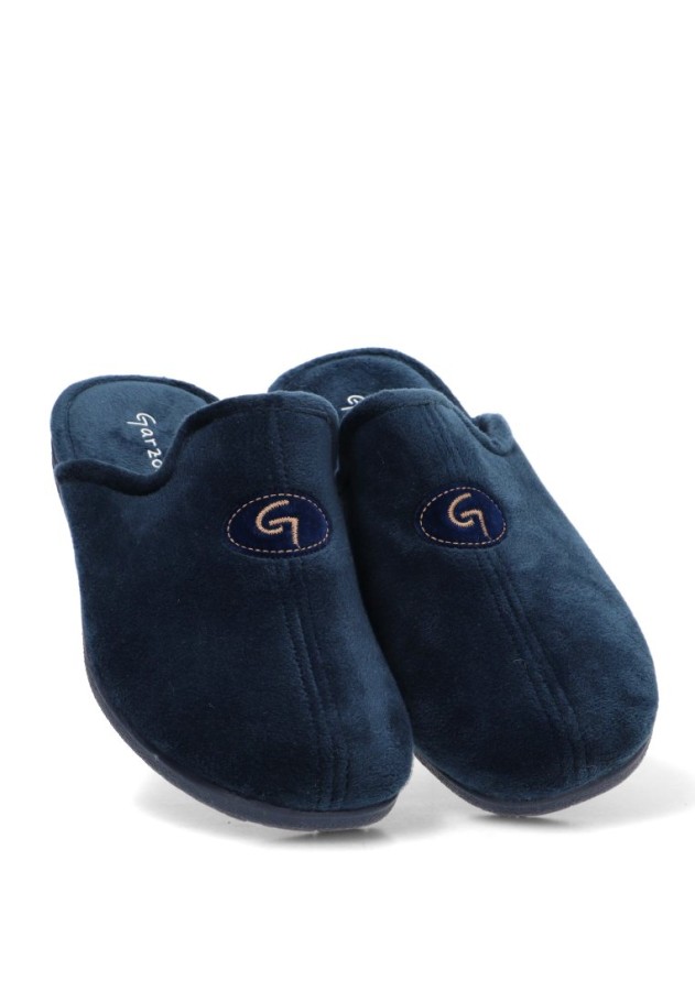Zapatillas de casa con suela plana de hombre GARZON 6101