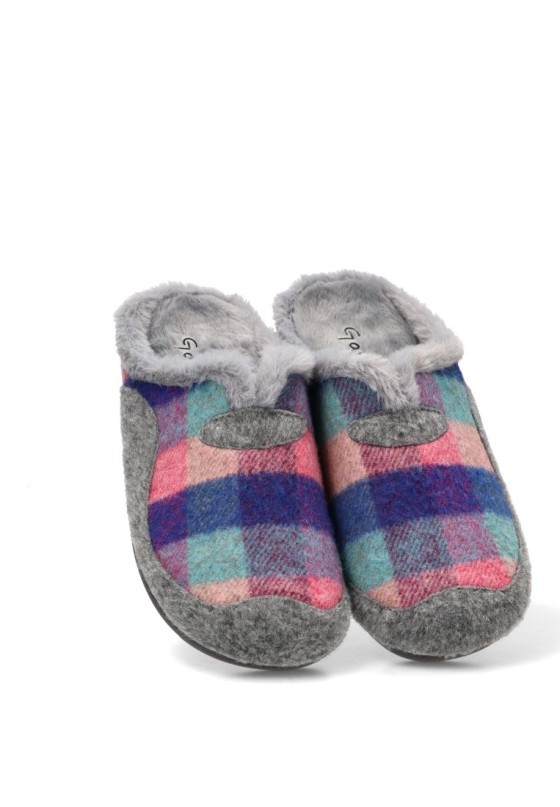 Zapatillas de casa con suela plana para mujer GARZON 7450