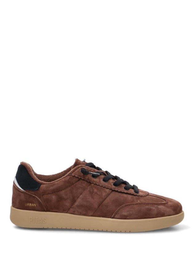Deportivo café de hombre WALK IN PITAS URBAN en piel