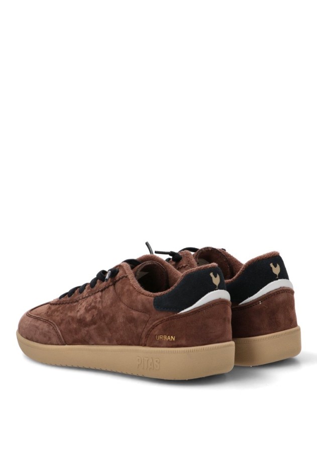 Deportivo café de hombre WALK IN PITAS URBAN en piel