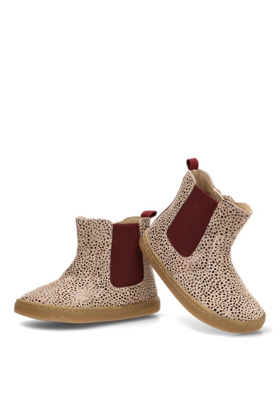 Botín chelsea de piel taupe para niña GIOSEPPO 80915