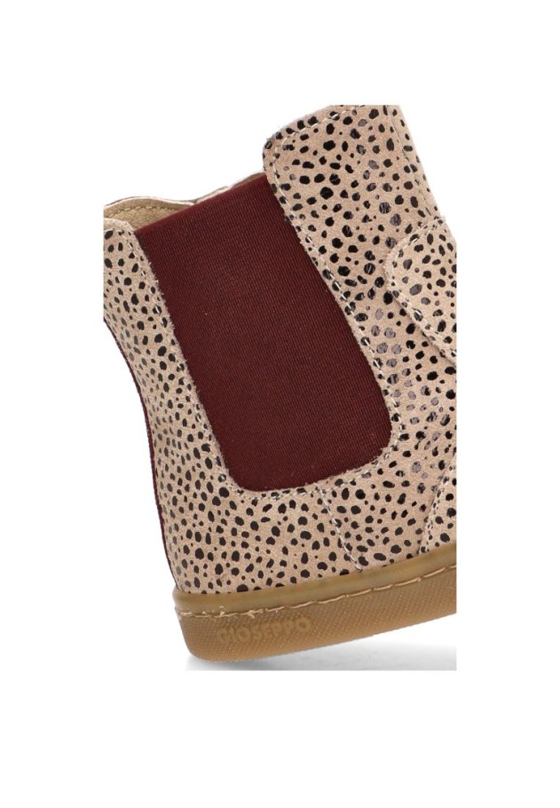 Botín chelsea de piel taupe para niña GIOSEPPO 80915