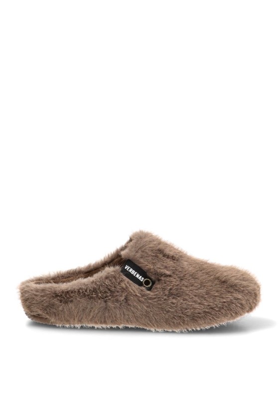 Zapatillas de casa taupe de mujer VERBENAS YORK BUDAPEST