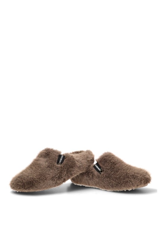 Zapatillas de casa taupe de mujer VERBENAS YORK BUDAPEST