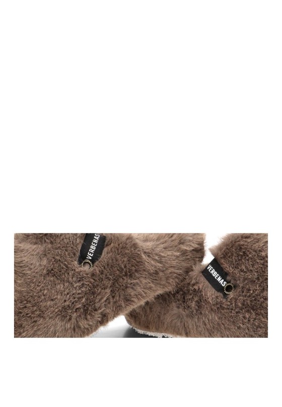 Zapatillas de casa taupe de mujer VERBENAS YORK BUDAPEST