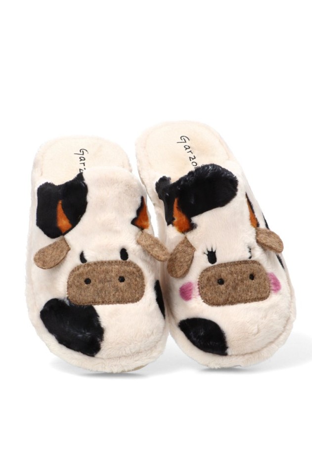 Zapatillas de casa con suela plana para mujer GARZON P239