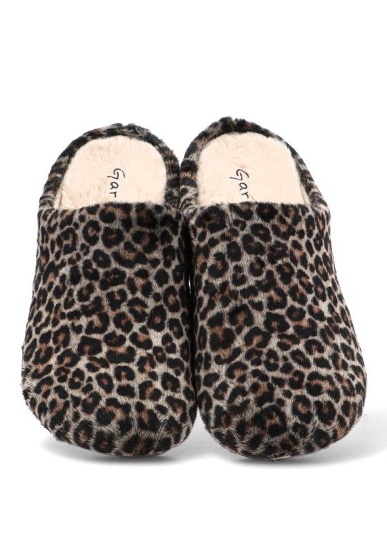Zapatillas de casa leopardo para mujer GARZON 15300