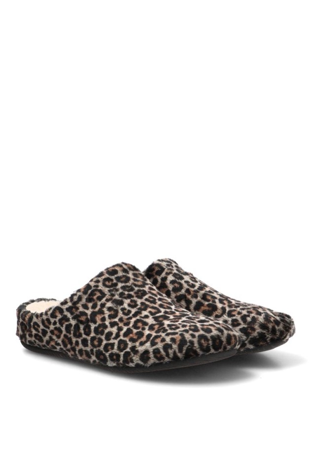 Zapatillas de casa leopardo para mujer GARZON 15300
