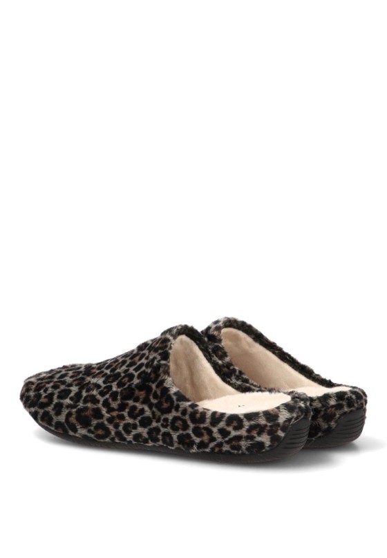 Zapatillas de casa leopardo para mujer GARZON 15300