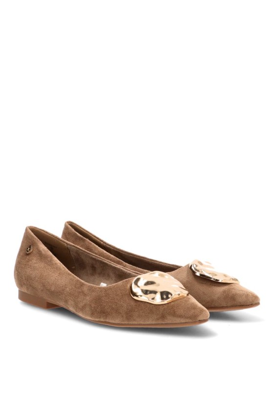 Bailarina con punta y suela plana de mujer XTI 146236
