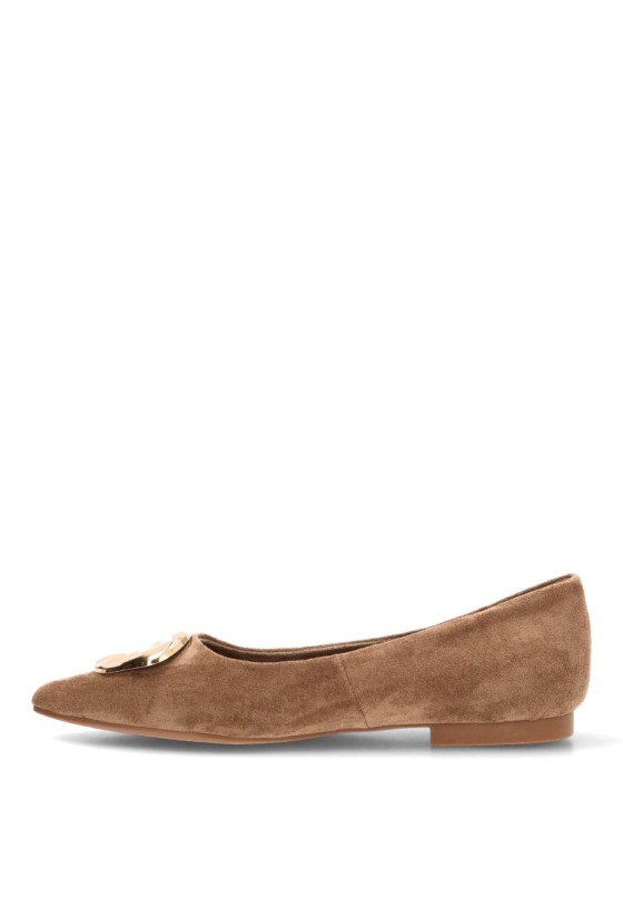 Bailarina con punta y suela plana de mujer XTI 146236