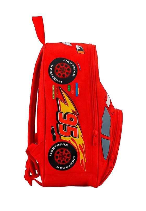 Mochila bolso colegial roja de material sintético para niño Luna Collection modelo 2100006536