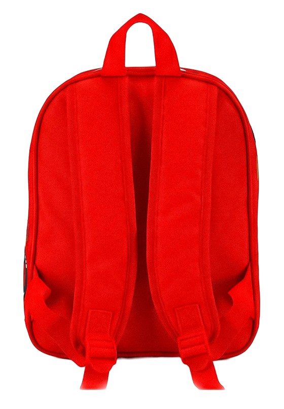 Mochila bolso colegial roja de material sintético para niño Luna Collection modelo 2100006536