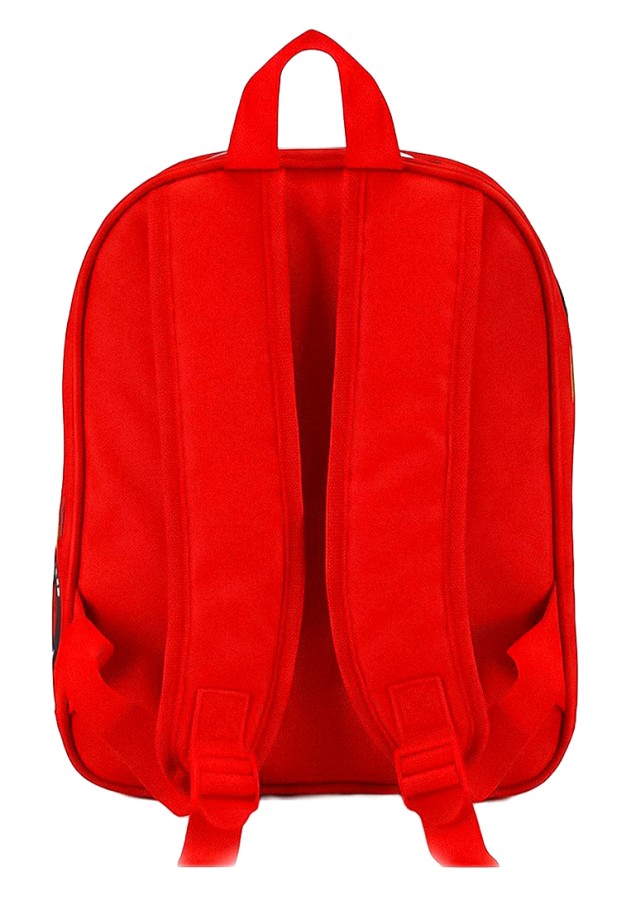 Mochila bolso colegial roja de material sintético para niño Luna Collection modelo 2100006536