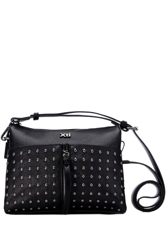 Bolso pequeño sintético negro para mujer XTI 184667
