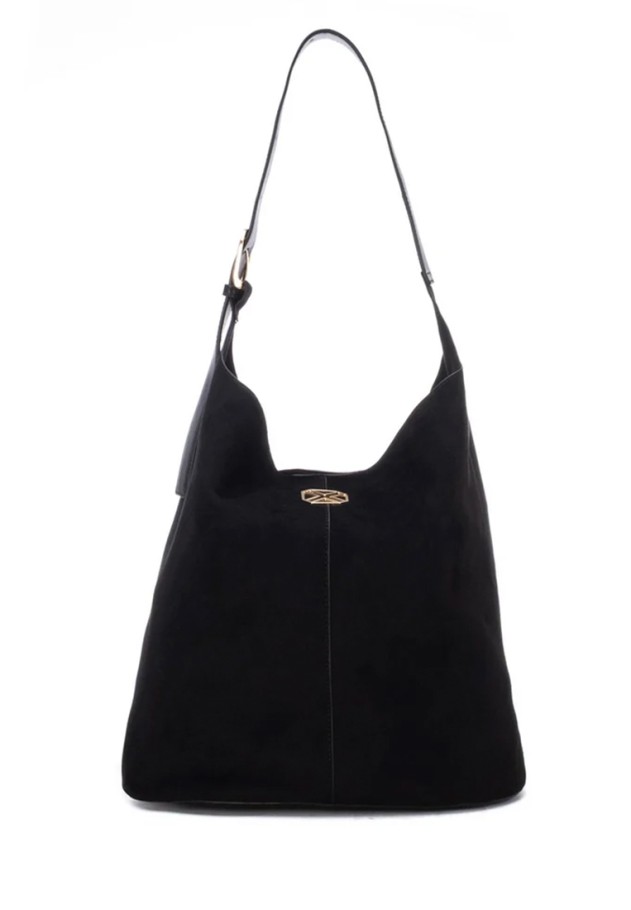 Bolso de mujer XTI 184693 en antelina negra