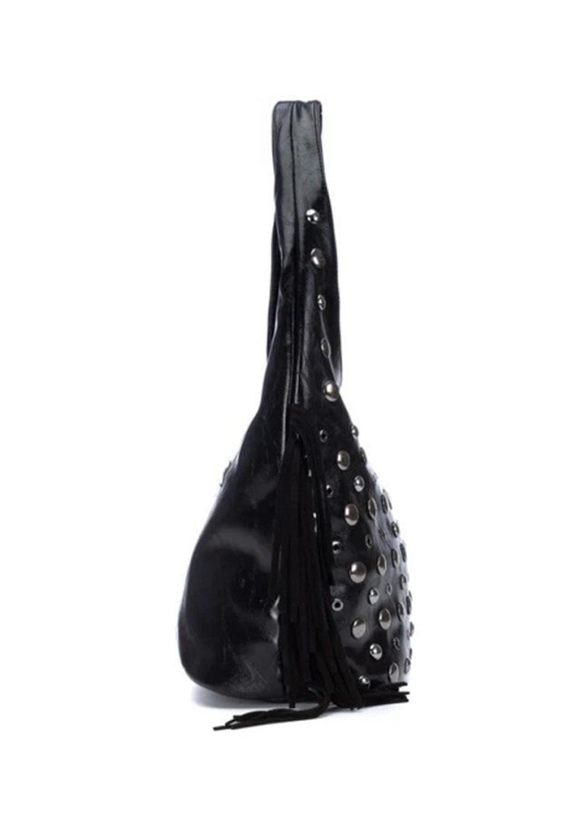 Bolso negro con tachuelas para mujer XTI 184698