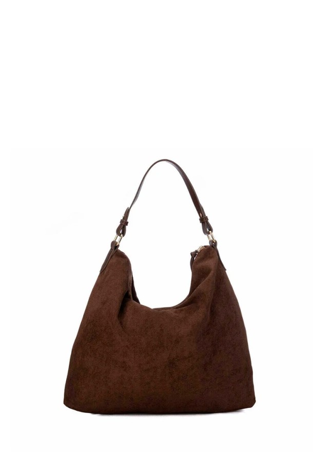 Bolso antelina marrón de mujer XTI 184709