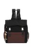 Mochila bolso negra sintética para mujer BINNARI 21301
