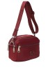 Bolso bandolera pequeño burdeos para mujer BINNARI 21343