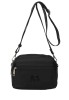 Bolso bandolera pequeño negro sintético de mujer BINNARI 21343