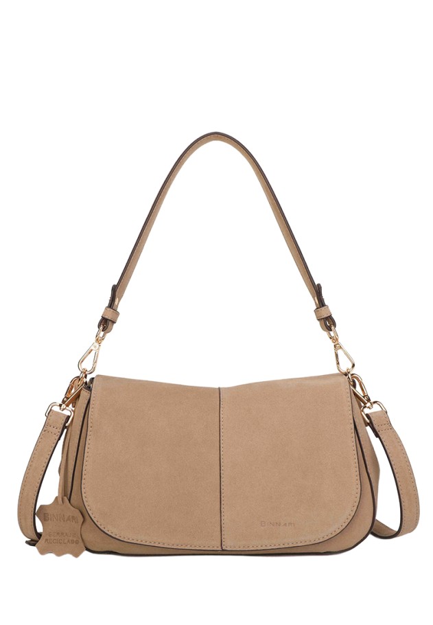 Bolso taupe de mujer BINNARI 21392