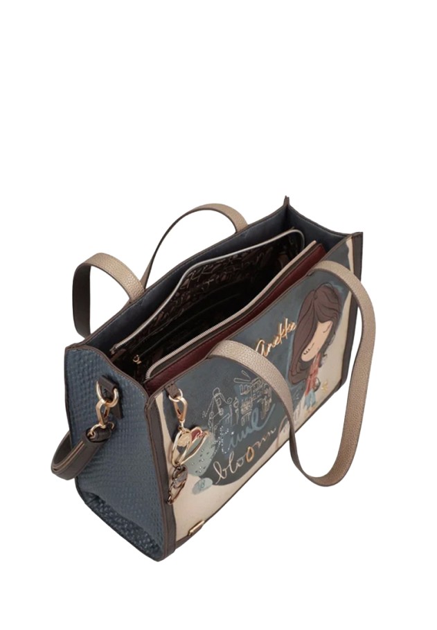 Bolso shopper marino de mujer ANEKKE 43702-430