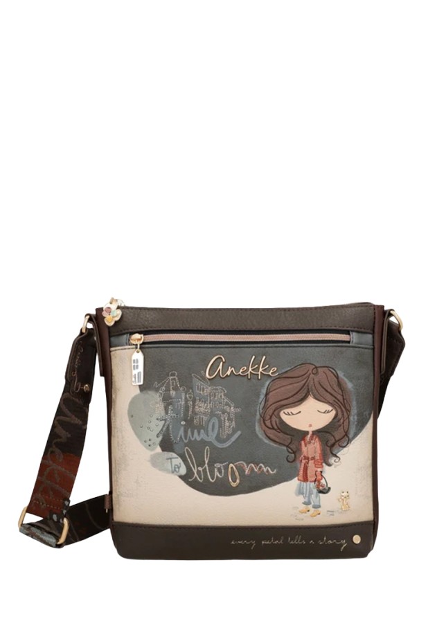 Bolso bandolera pequeño para mujer en color marino ANEKKE 43703-069
